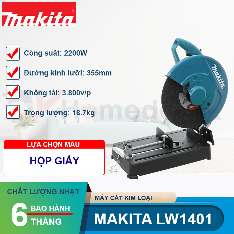 Máy cắt sắt MAKITA LW1401 (2200W - 355MM)